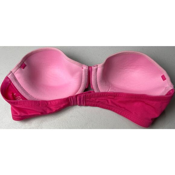 Flirtitude Pink Padded Petite Underwire Bra 34B - Picture 2 of 5